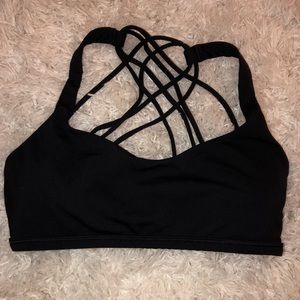 lululemon black free to be wild bra